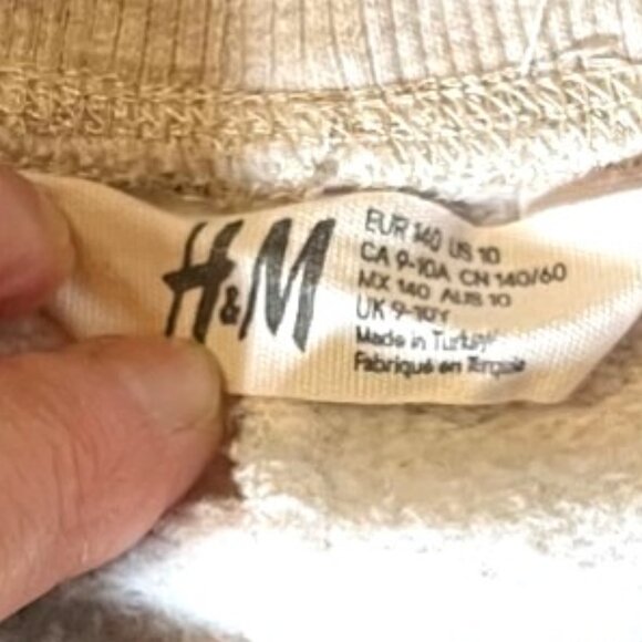 H&M Prehistoric & Jungle Animals Kids Sweatpants w/Tie Waistband, Size US 10 - Picture 5 of 7